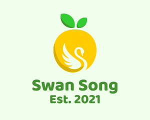 Swan - Lemon Swan logo design