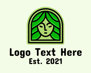 Organic Products - Nature Woman Arch logo design