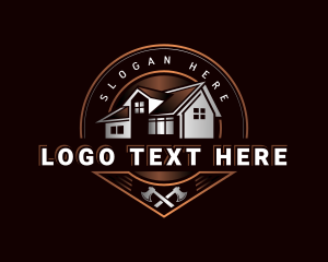 Roof - Roofing Real Esate Construction logo design