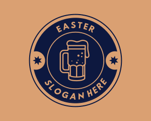 Mug - Distillery Beer Badge logo design
