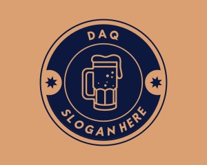 Pub - Distillery Beer Badge logo design