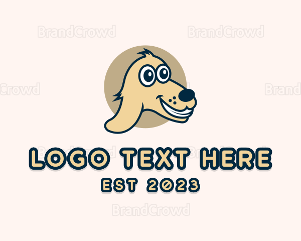 Dog Cartoon Character Logo