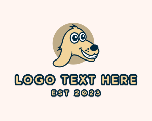 Vet - Dog Cartoon Character logo design