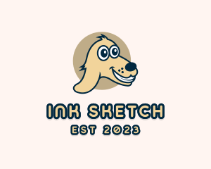 Dog Cartoon Character logo design