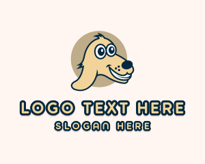 Dog Cartoon Character Logo