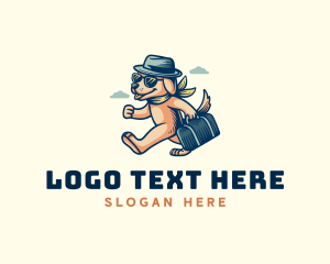 Luggage - Dog Travel Luggage logo design