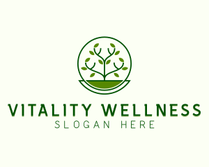 Eco Tree Wellness logo design