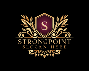 Shield Ornament Insignia logo design