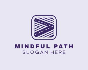 Highway Road Path logo design