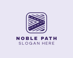 Highway Road Path logo design