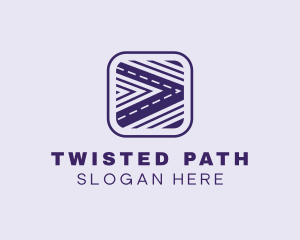 Highway Road Path logo design