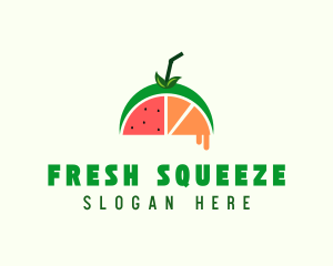 Juicer - Fruit Juice Drink logo design