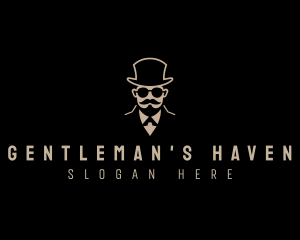 Sunglasses Gentleman Apparel logo design