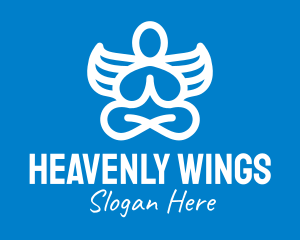 Angelic Yoga Meditation logo design