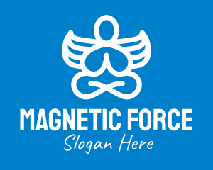 Angelic Yoga Meditation logo design