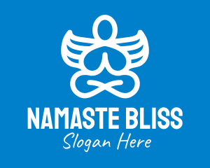 Namaste - Angelic Yoga Meditation logo design