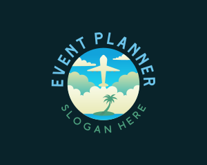 Vacation Plane Travel Logo