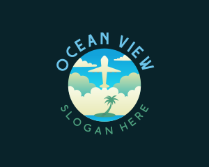 Vacation Plane Travel logo design