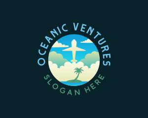 Vacation Plane Travel logo design