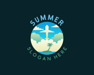 Vacation Plane Travel logo design