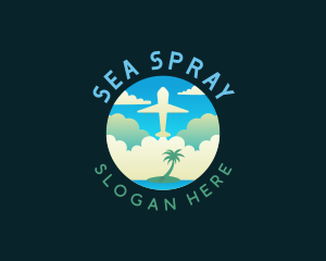 Vacation Plane Travel logo design