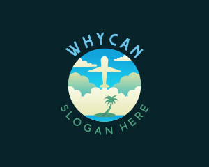 Surf - Vacation Plane Travel logo design