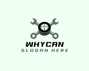 Wheel Wrench Tool Logo