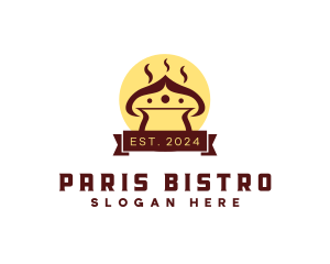 Hot Brown Mushroom Restaurant logo design