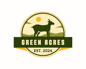 Pasture - Wild Goat Ranch logo design