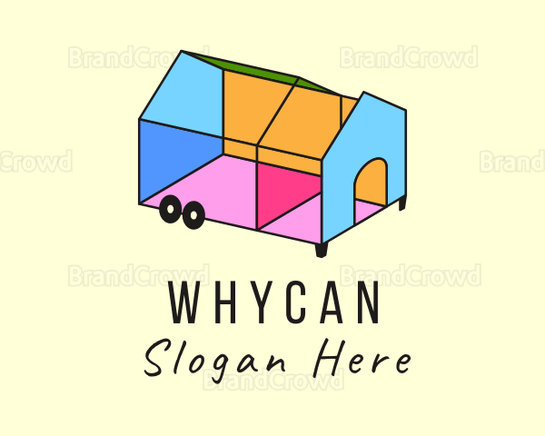 Colorful Trailer Housing Logo