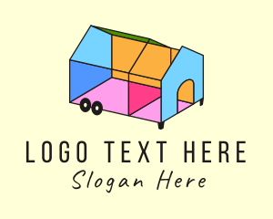 Mortgage - Colorful Trailer Housing logo design