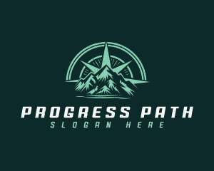 Compass Mountain Hiking logo design