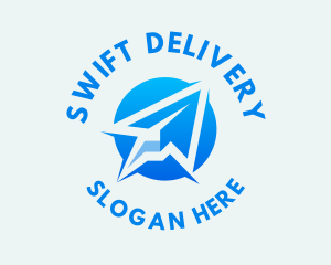 Paper Plane Logistics logo design