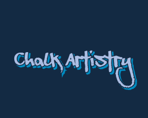 Graffiti Shadow Chalk logo design