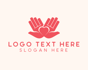 Volunteer - Palm Heart Charity logo design