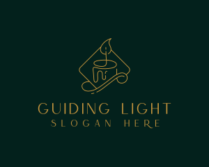 Elegant Candle Spa logo design