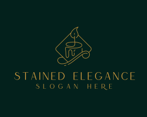 Elegant Candle Spa logo design