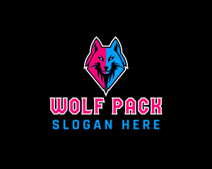 Wolf Head Avatar logo design