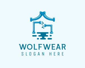 Faucet - Water House Pipe logo design