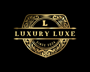 Luxury Royalty Crest logo design