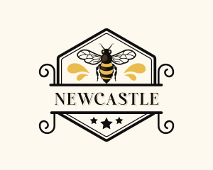 Natural Bee Honey  Logo