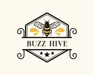 Bee - Natural Bee Honey logo design