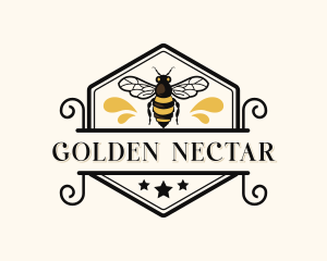 Honey - Natural Bee Honey logo design