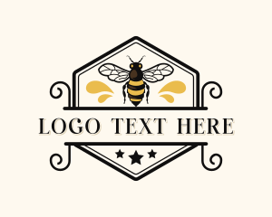 Honey - Natural Bee Honey logo design