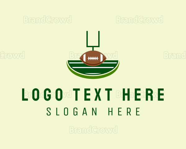 Football Pitch Goal Logo