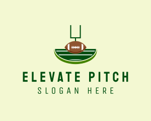 Pitch - Football Pitch Goal logo design