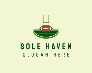 Varsity - Football Pitch Goal logo design