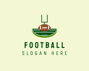 Football Pitch Goal  logo design