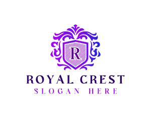 Royal Ornamental Crest logo design