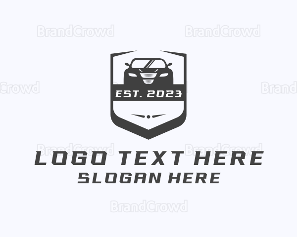 Sports Car Racing Vehicle Logo